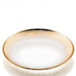 IVV Orizzonte Platter/아이비비 오리존테 클리어 골드 데코레이션접시 22cm